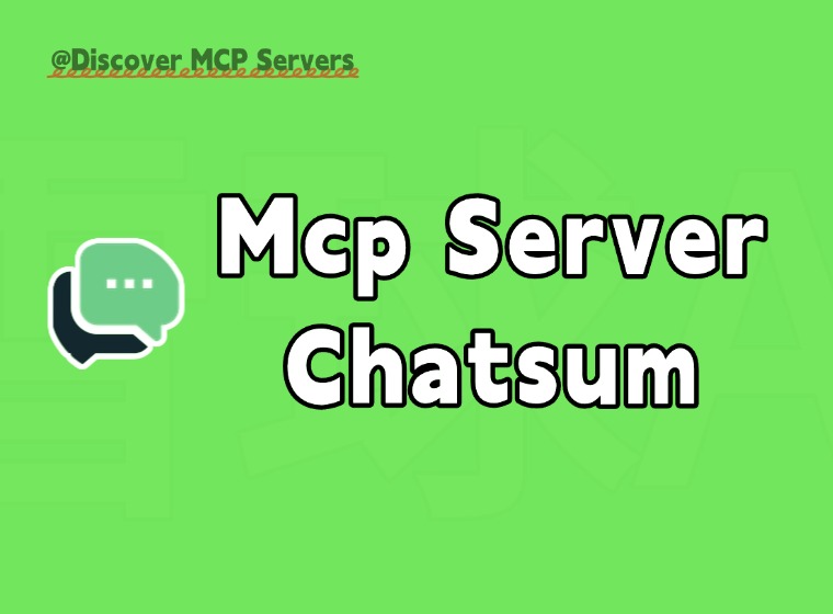 Mcpサーバー チャツム