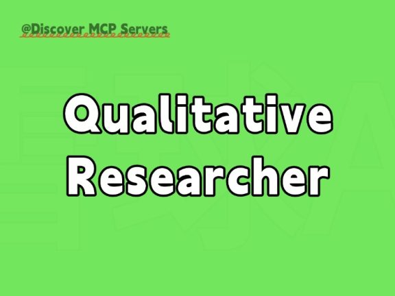 Qualitative Researcher MCP Server